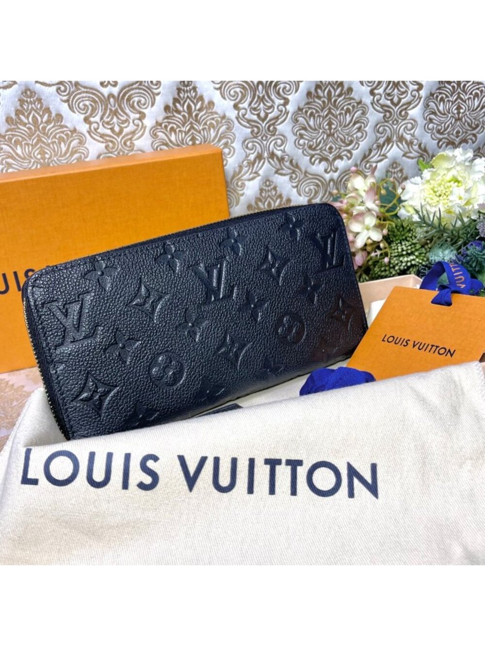 Louis Vuitton Monogram Empreinte Zippy Wallet
